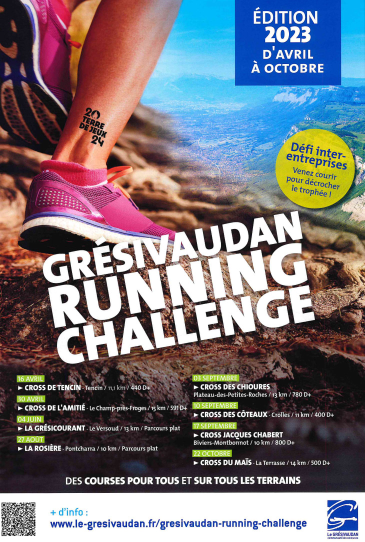 Affiche Grésivaudan running challenge